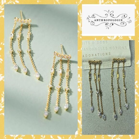 Anthropologie Jewelry - Anthropologie Lita Chandelier Earrings